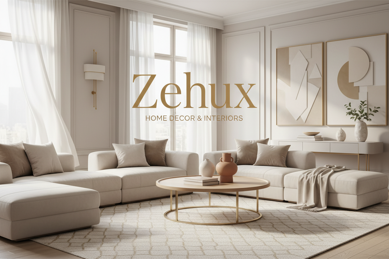 Create a good banner for decor niche store name is Zehux1621243260e1af0c20-0